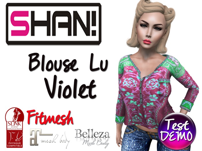 (SHAN!) Blouse LU Purple