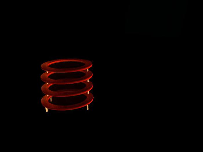 round glass end table