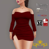 {M.S} Bianca Mini Dress Ruby :: Mesh ::