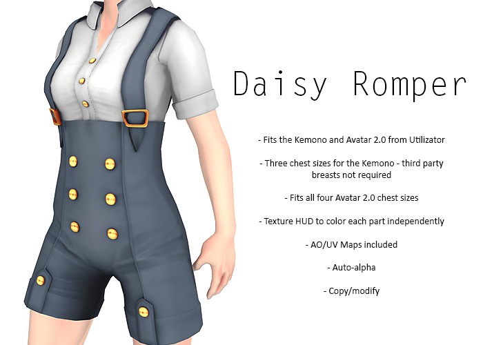 krankhaus - Avatar 2.0 & Kemono - Daisy Romper