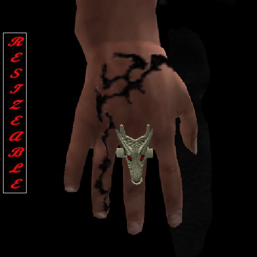 ★(`'•. MUSE DESIGN .•'´)★GOLD DRAGON RING MEN (resize)