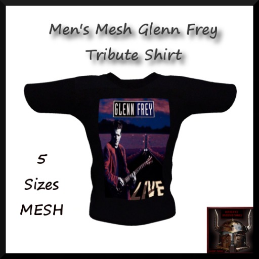 MENS MESH GLENN FREY TRIBUTE SHIRT