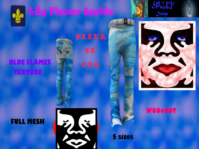 *Spk.D*Fleur de Lys Pants