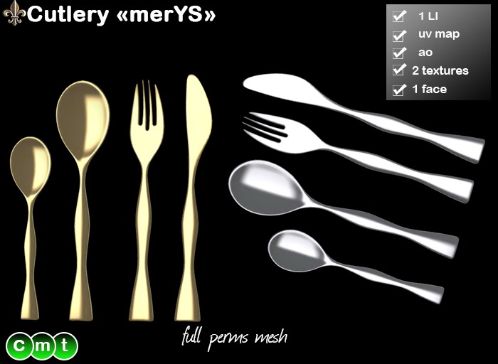 -----LS Inc. Full Perms Cutlery "merYS" -----
