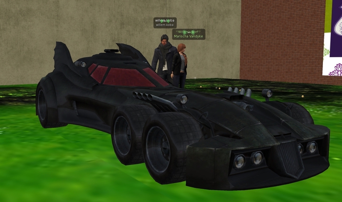 Batmobile 10 prim mesh
