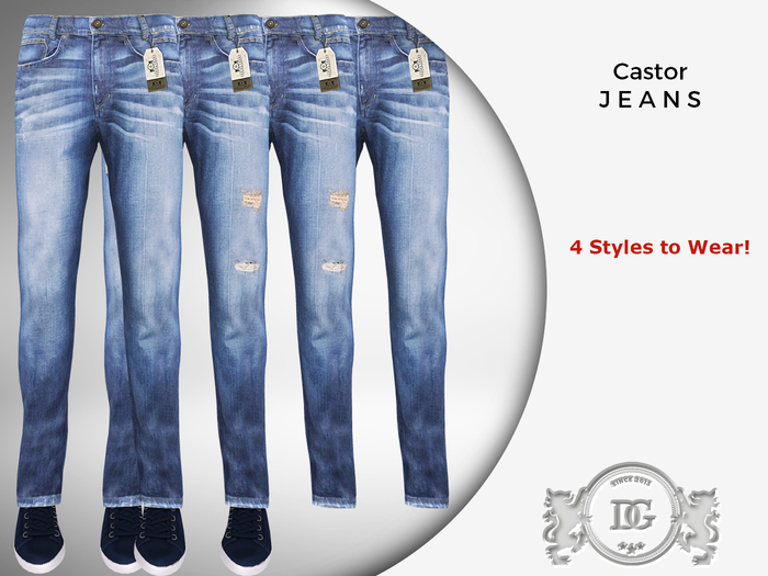 Daniel Grant - Castor Jeans Blue (4 Styles)