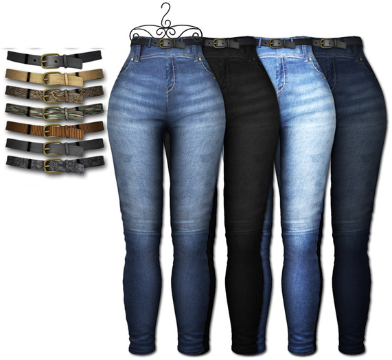 Graffitiwear Basic Bootylicious High Waist Jeans