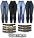 Basic bootylicous high waist jeans hud copy