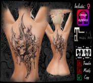 Skull Back Tattoo *Ultraviolence*