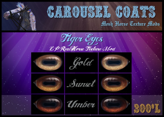 ~*Carousel Coats*~ RH - Tiger Eyes Texture Pack