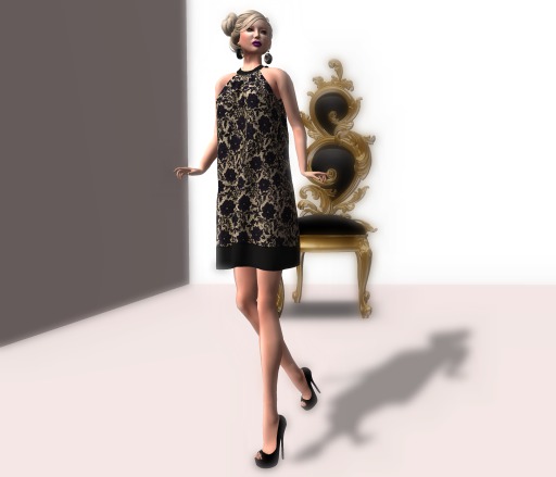 .::RD::. NECKLACE LACE BLACK