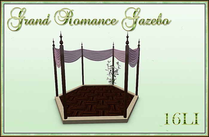Grand Romance Gazebo -Boxed