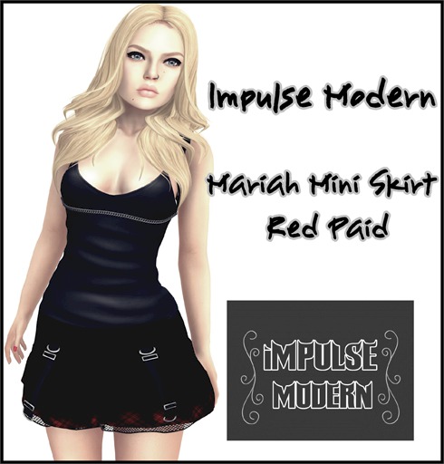 :: Impulse Modern :: Mariah Skirt Red Paid