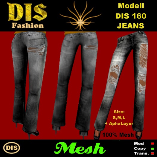 LooK 160 Mesh Jeans