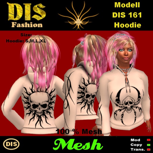 LooK 161 Mesh Hoodie