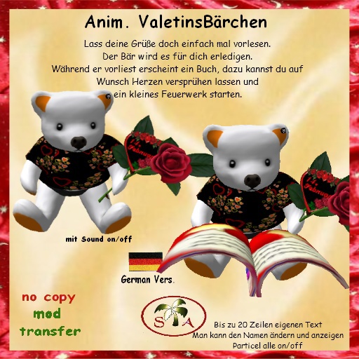 LooK ValentinsBaerchen white
