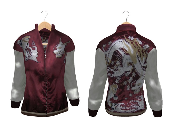 =Wing K= Dragon jacket Red