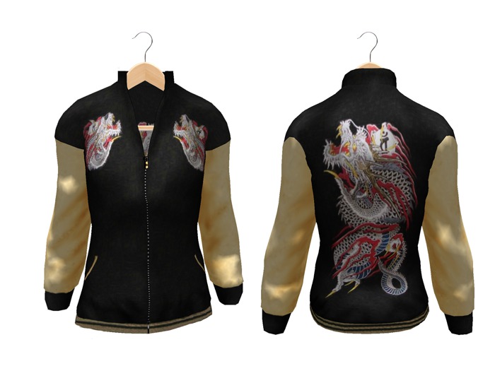 =Wing K= Dragon jacket Black&Yellow