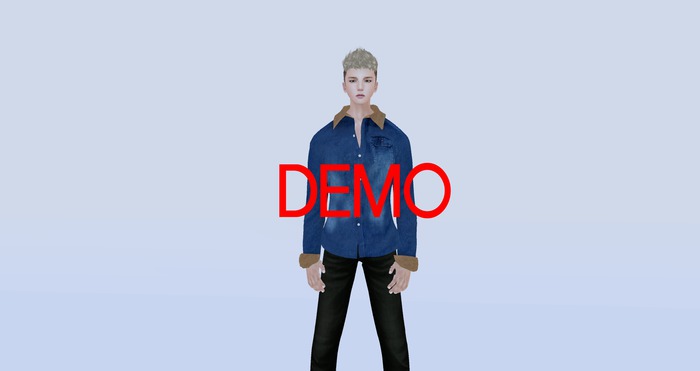 =Wing K= Blue jean shirt DEMO