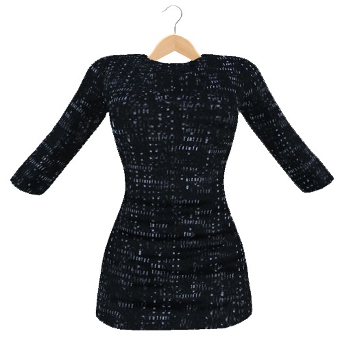 =Wing K= Black Mini Dress