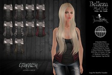 [Etchaflesh] Winning MESH Scarf Top