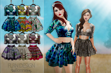 Bonnie Top&Skirt V1 Fatpack