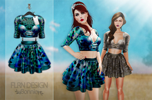 [FLRN] Bonnie Top&Skirt V1 Blue