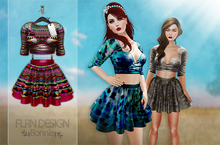 Bonnie Top&Skirt V1 Pink