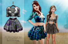 [FLRN] Bonnie Top&Skirt V1 Purple