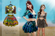 Bonnie Top&Skirt V1 Yellow