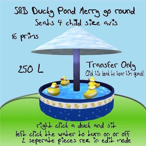 S&B Ducky Pond Merry Go Round