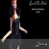 Yobasha- Lace & Fur Black