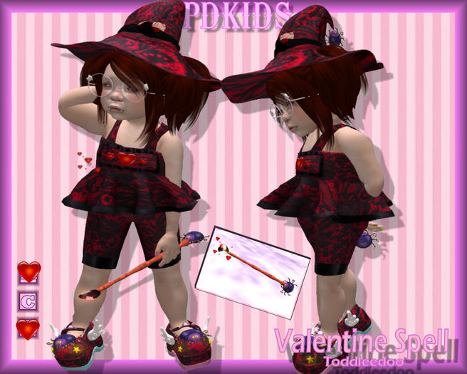 GPDKIDS Valentine Spell Red