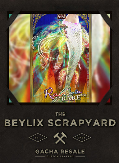 !dM deviousMind "Erielle" Mermaid Tail **RAINBOW** (BOX) - RARE