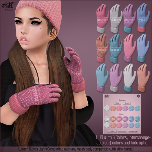 *MUKA* Winter Gloves Light