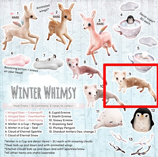 +Half-Deer+ Winter Whimsy - Starlit Ermine