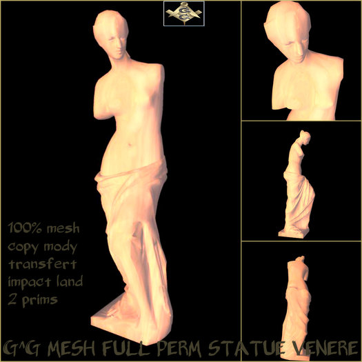 G^G MESH FULL PERM STATUE VENERE