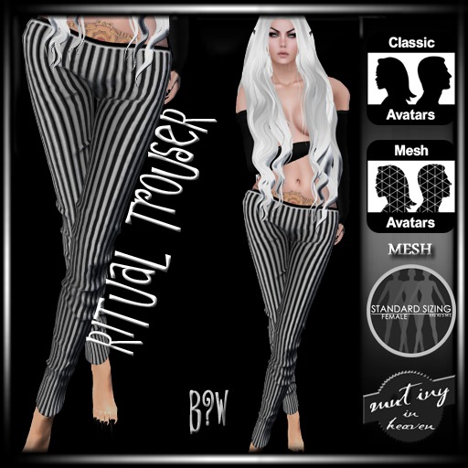 !MIH RiTUaL Tr0UseR b&w