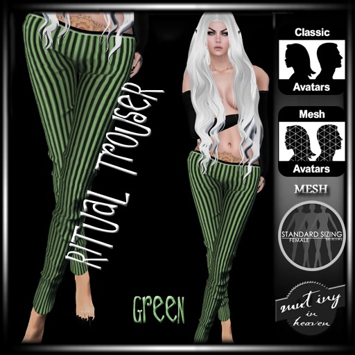 !MIH RiTUaL Tr0UseR green