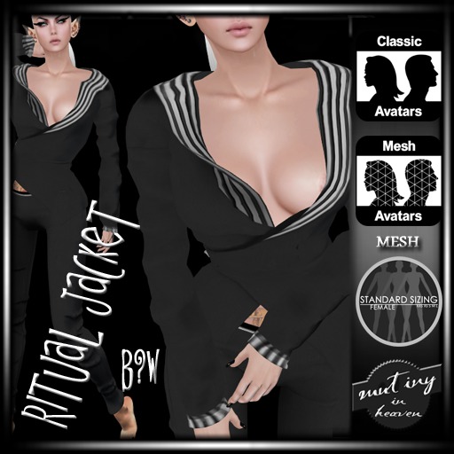 !MIH RiTUaL JaCkeT B&W