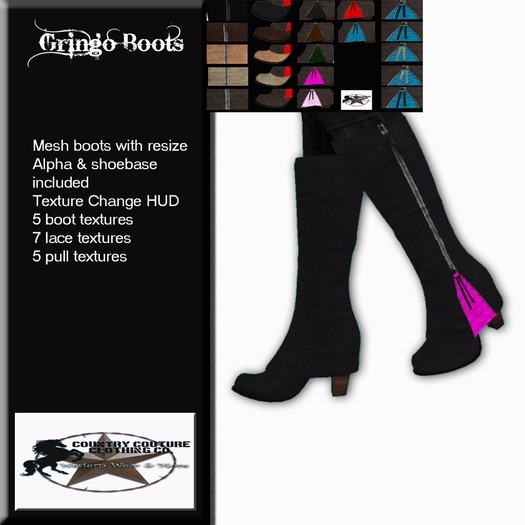 Country Couture Gringo Boots Color Change
