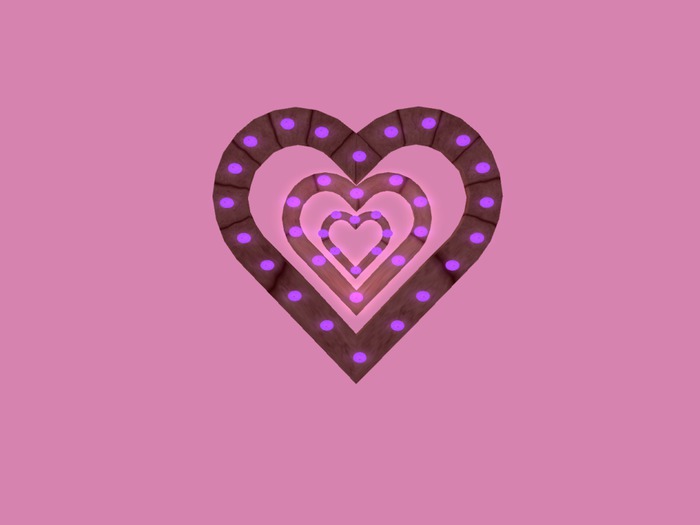DD Multi Heart Marquee Rose