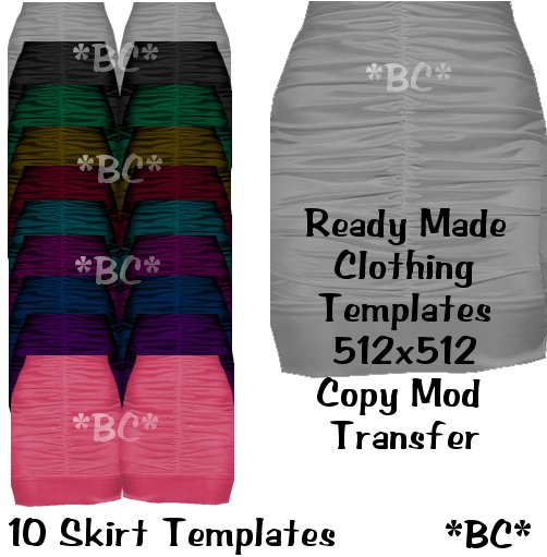 10 skirt  templates