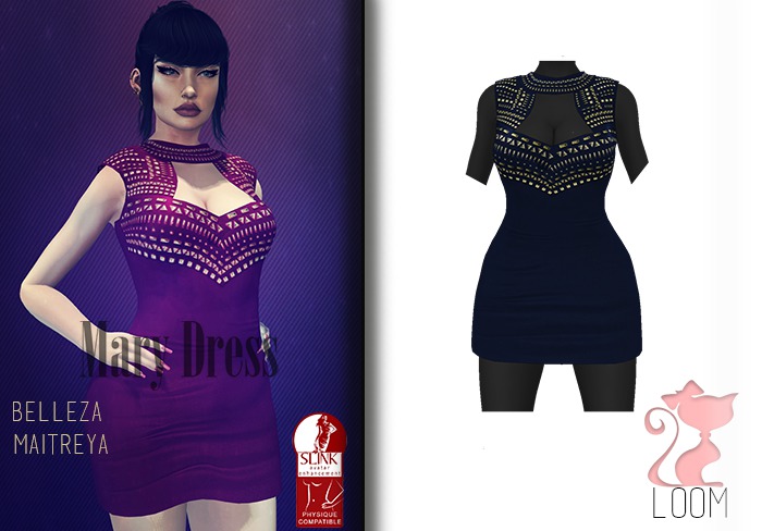 LOOM. Mary Dress Blue