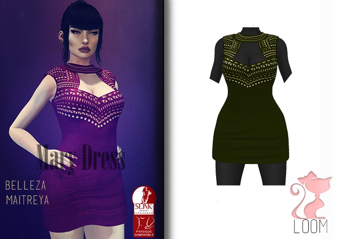 LOOM. Mary Dress Green