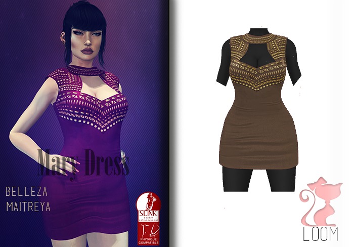 LOOM. Mary Dress Nude