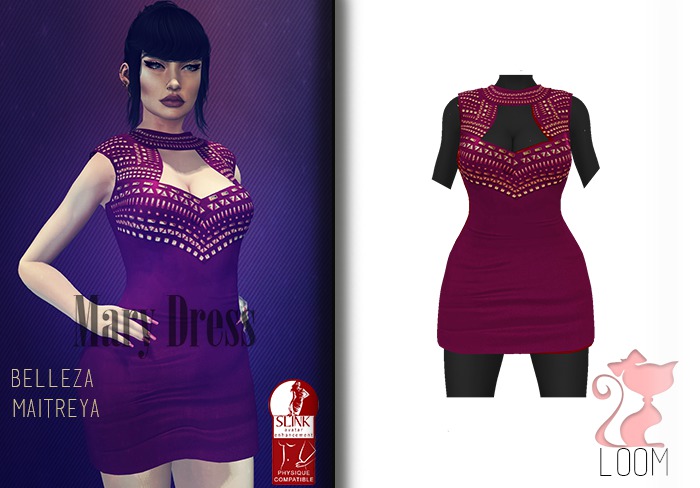 LOOM. Mary Dress Pink