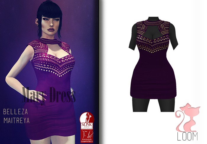 LOOM. Mary Dress Purple