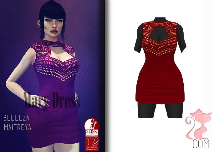 LOOM. Mary Dress Red