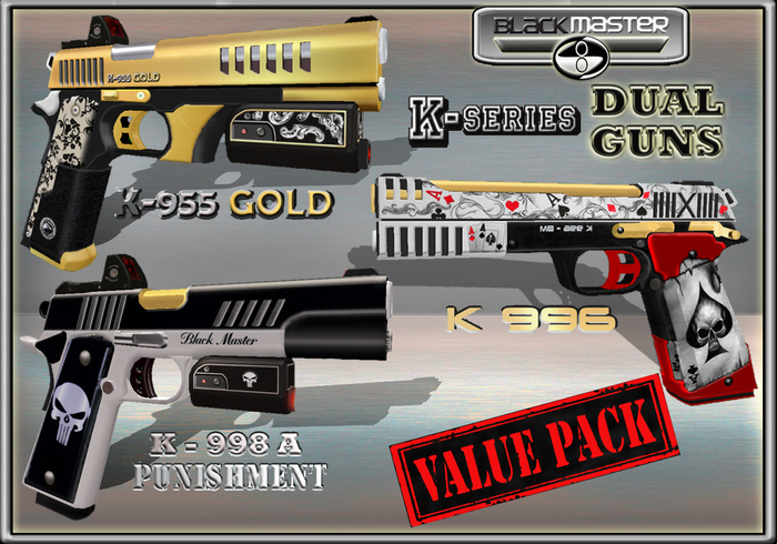 BM-Value Pack 4-Punisher-K Gold- K996x